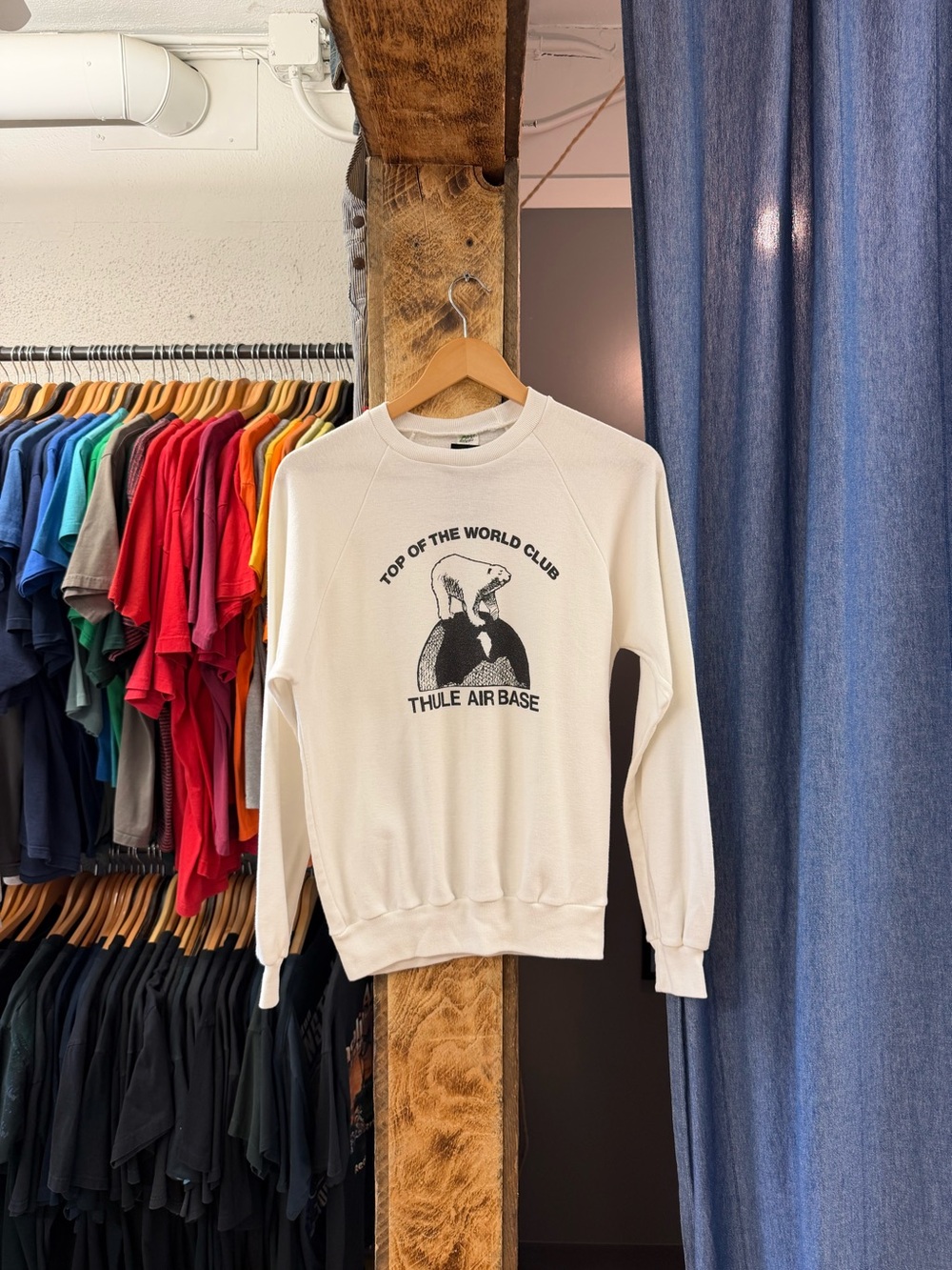 Vintage polar bear graphic sweatshirt